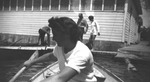 1947 - Elizabeth "Lib" Mahon and Theda Marshall at Pleasant Lake , Michigan by Elizabeth Mahon and Theda Marshall