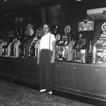 1950s, circa. - Elizabeth "Lib" Mahon in a casino by Elizabeth Mahon