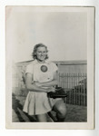 1940's circa - Jean Faut by Jean Anna Faut and South Bend Blue Sox