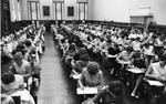 Students Taking an Exam in Carnegie Library ca. early 1960s by Clarence H. and Anna E. Lutz Foundation and Louise Pettus Archives and Special Collections