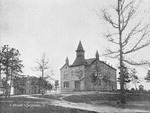 Catawba Hall (left) with Presbyterian High School (right) in Foreground 1895 by Louise Pettus Archives and Special Collections and Clarence H. and Anna E. Lutz Foundation