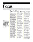 January 2001: Experts Debate Cyberage Issues; Civil War Letters