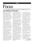 December 2009: Can PASCAL Be Saved? by Dacus Library