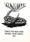 Emmett Scott School Yearbook - The Rattler 1962