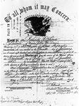 Civil War Discharge Certificate - Accession 511 - M216 (260) by American Civil War
