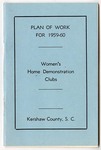 South Carolina Extension Homemakers' Council- Kershaw County Records - Accession 516 by Extension Homemakers' Council, Kershaw County