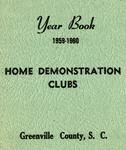 Greenville County Extension Homemakers Records - Accession 416 by Extension Homemakers, Greenville County, South Carolina