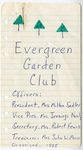 Evergreen Club of Rock Hill Records - Accession 454 by Evergreen Club, Rock Hill