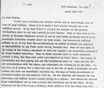 John Thompson Letters - Accession 491 - M204 (246) by John Thompson