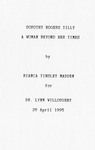 Dorothy Rogers Tilly Term Paper - Accession 998 - M439 (490)