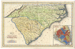 Map of the States of North and South Carolina 1784 - Accession 1216 - M581 (634) by Map, South Carolina