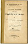 On The Profession of Arms Address - Accession 1298 - M642 (696) by John P. Thomas and The Citadel