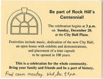 Centennial Time Capsule Committee Records - Accession 1350 - M674 (728) by Rock Hill, SC, Centennial Time Capsule Committee Records and Rock Hill, SC