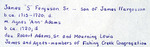 James S. Ferguson Genealogy - Accession 550 by James S. Ferguson, Pearle Oates Williams, and J. Thomas Williams