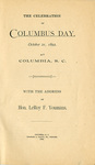 The Celebration of Columbus Day: October 21, 1892 at Columbia -  Accession 1569 M766 (823)