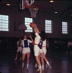 Students Playing Basketball in Peabody, late 1960s by Winthrop University