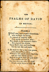 The Psalms of David in Metre: Translated and Diligently Compared with the Original Text and Former Translations