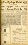 The Springs Bulletin - February 27, 1963 by Springs Cotton Mills
