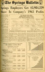 The Springs Bulletin - March 4, 1964 by Springs Cotton Mills