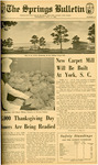 The Springs Bulletin - November 17, 1965 by Springs Cotton Mills