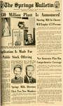 The Springs Bulletin - October 5, 1966 by Springs Cotton Mills