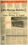 The Springs Bulletin - January 8, 1969 by Springs Cotton Mills