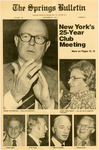 The Springs Bulletin - September 30, 1975 (Issue 1)