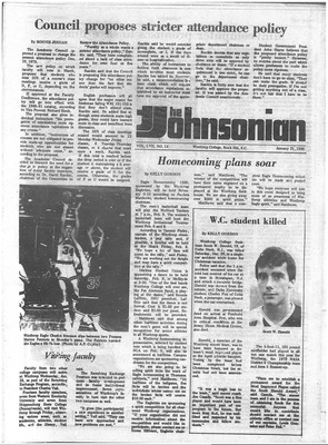 "The Johnsonian January 21, 1980" by Winthrop University
