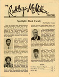 The Roddey McMillan Record - December 1987 by Winthrop Uniuversity