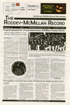 The Roddey McMillan Record - October 10, 2007