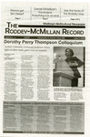 The Roddey McMillan Record - April 9, 2008 by Winthrop University