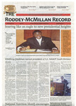 The Roddey McMillan Record - March 25, 2010