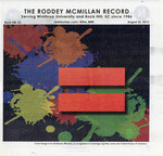 The Roddey McMillan Record - August 26, 2015 by Winthrop University