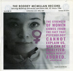 The Roddey McMillan Record - October 28, 2015 by Winthrop University