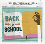 The Roddey McMillan Record - August 31, 2016 by Winthrop University