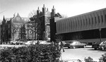 Ida Jane Dacus Library with Withers in Background February 1975 by Winthrop University